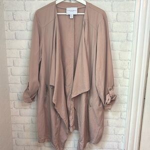 Caroline Belle Montreal Tencel Waterfall Jacket Size 2X